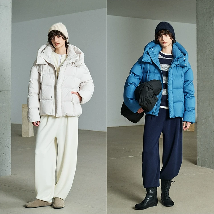 Ayuko｜云朵O压感 御寒神器95白鹅绒 男女同款立体龟背羽绒服6375