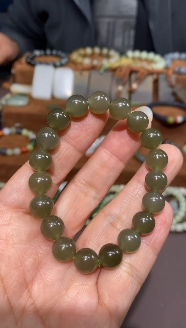 【闪购商品】和田玉手链未镶嵌一百元以内不走基地不配证书