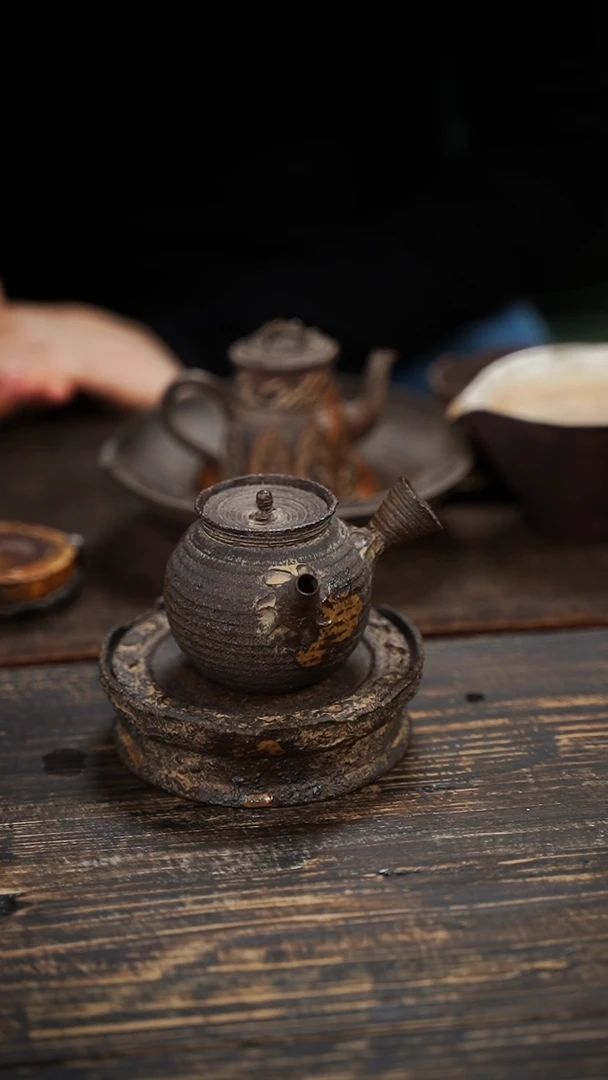 全手工制作 南蛮侧把壶