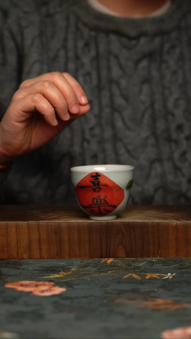 瓷片釉下彩手工手绘同款