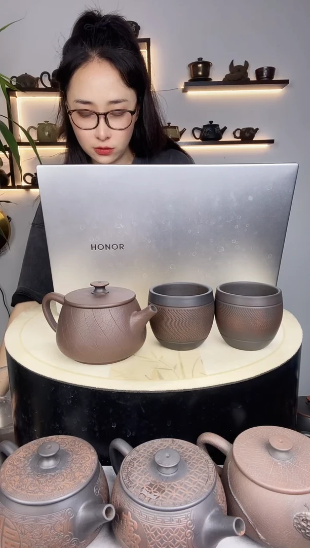 珍**生叶脉纹300CC+2主人杯