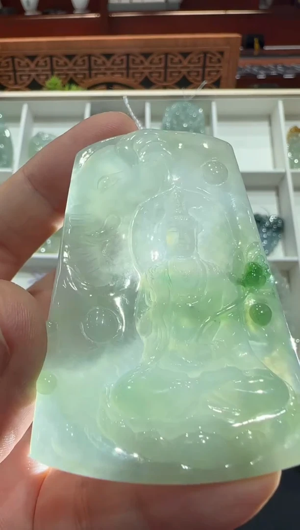 未镶嵌挂件翡翠A货翡翠多样性孤品