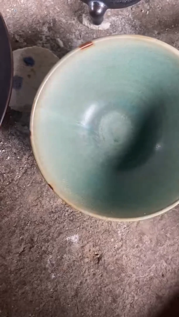 浪鬼柴烧-釉绘柴烧E***A小碗