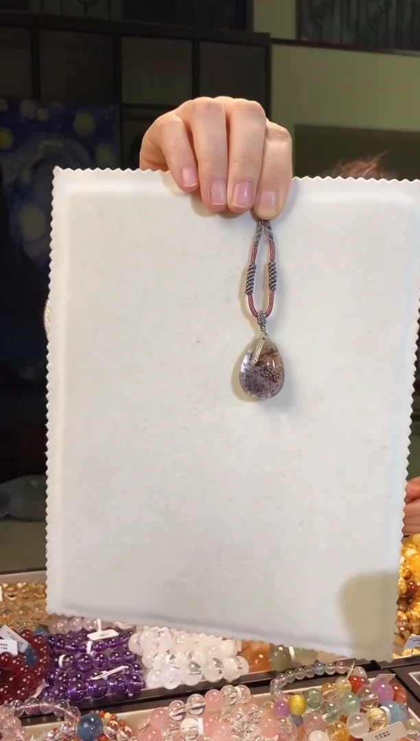 项链未镶嵌水晶甜****?红幽灵吊坠