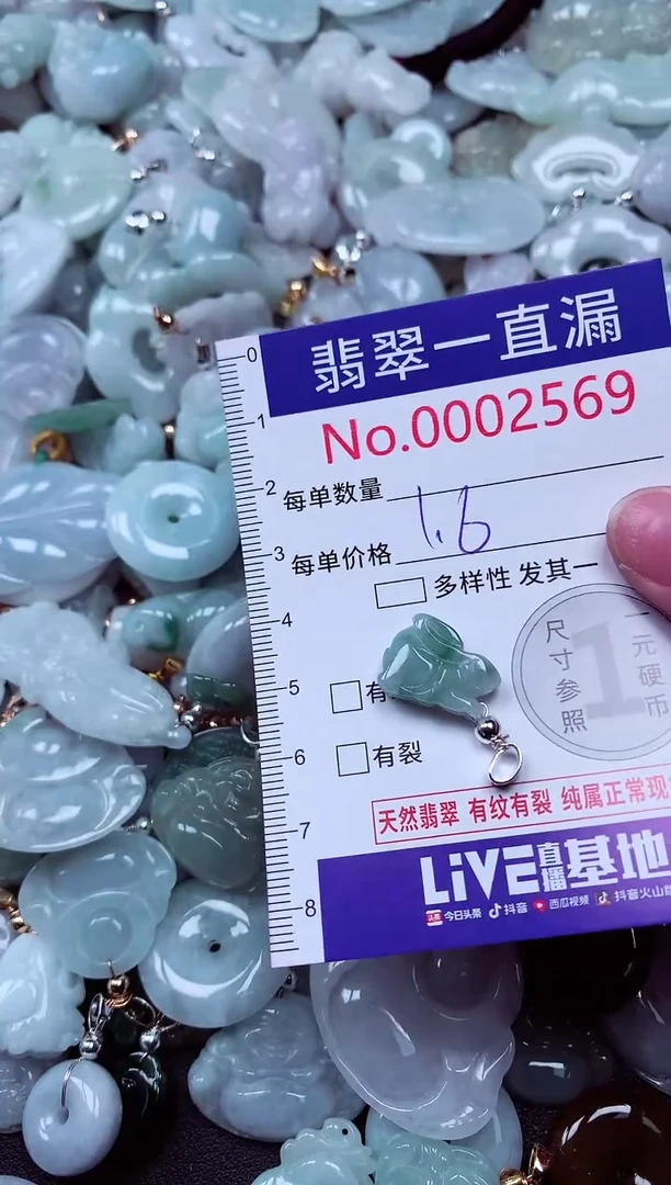 吊坠(不含链)未镶嵌翡翠2569