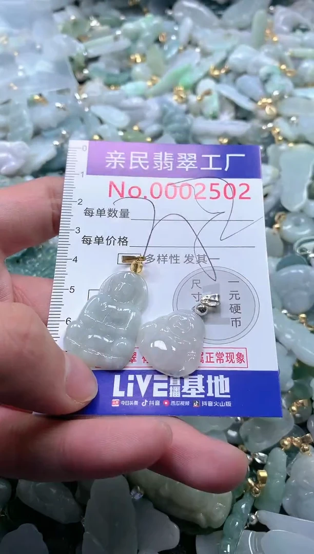 【闪购商品】翡翠吊坠(不含链)未镶嵌2502多样性发一单（一单2个
