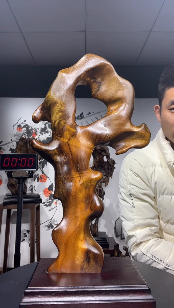 【闪购商品】金丝楠木雕金丝楠木木雕工艺品摆件