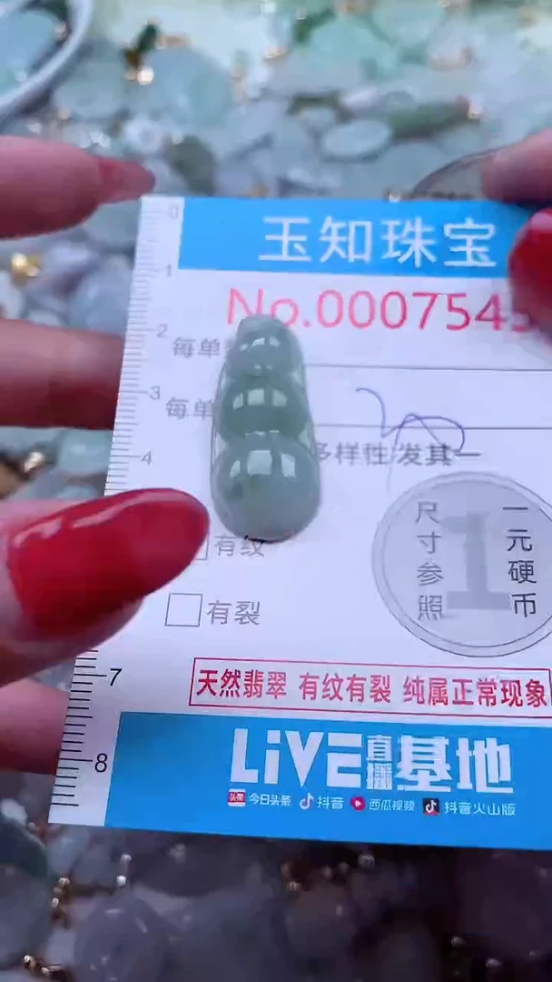 吊坠(不含链)未镶嵌翡翠7545