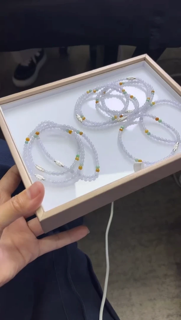 未镶嵌手串翡翠K195/多样性发一件/配绳子