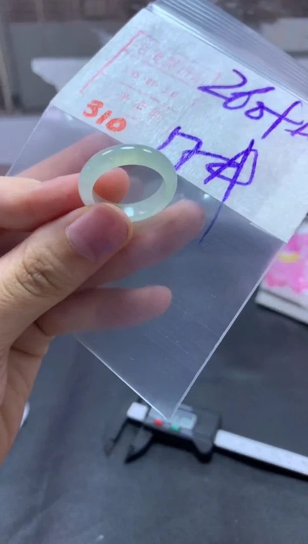 【闪购商品】定制翡翠未镶嵌戒圈17#270毛货需精细抛光