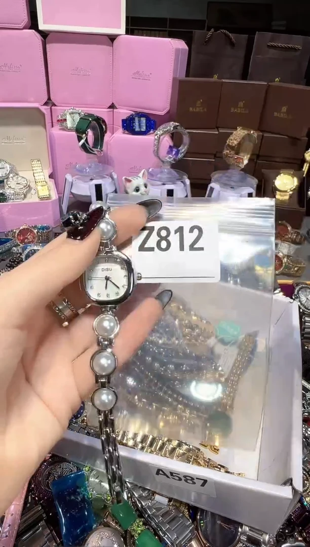 石英机芯不锈钢不锈钢直播定闪专用