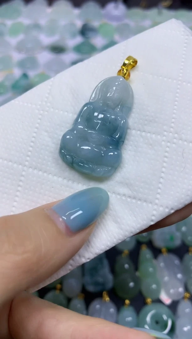 翡翠未镶嵌颈饰天然翡翠A货