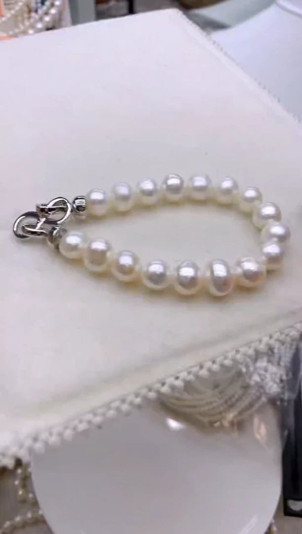 未镶嵌1淡水珍珠手串