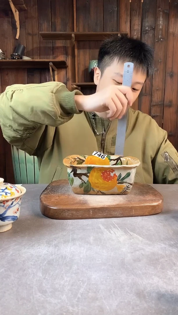 碗746，手工手绘，超值陶瓷