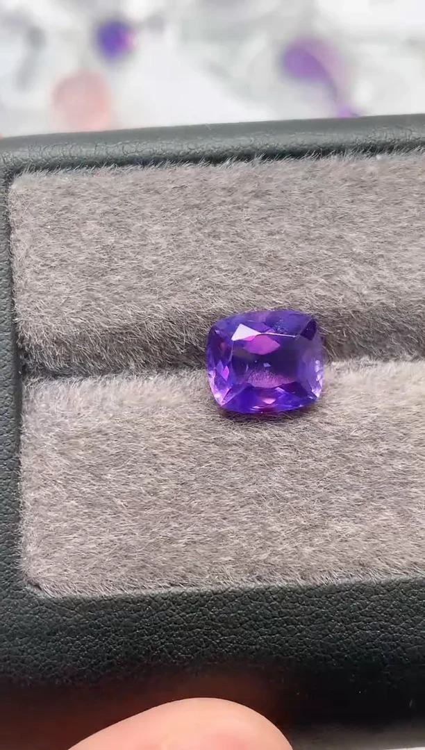 未镶嵌珠宝半成品紫晶0.4-39天然紫水晶