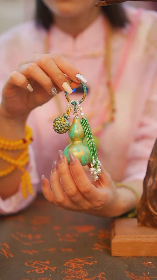 681非遗漆手艺工天然葫芦文玩福禄