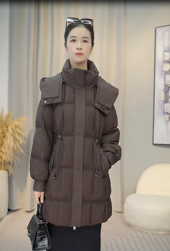 2025中长款休闲女装收腰时尚百搭款