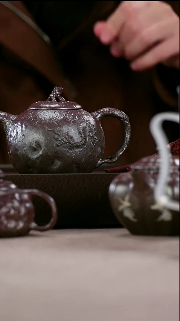 茶壶紫砂窑宝体验款“隐龙”供春320cc