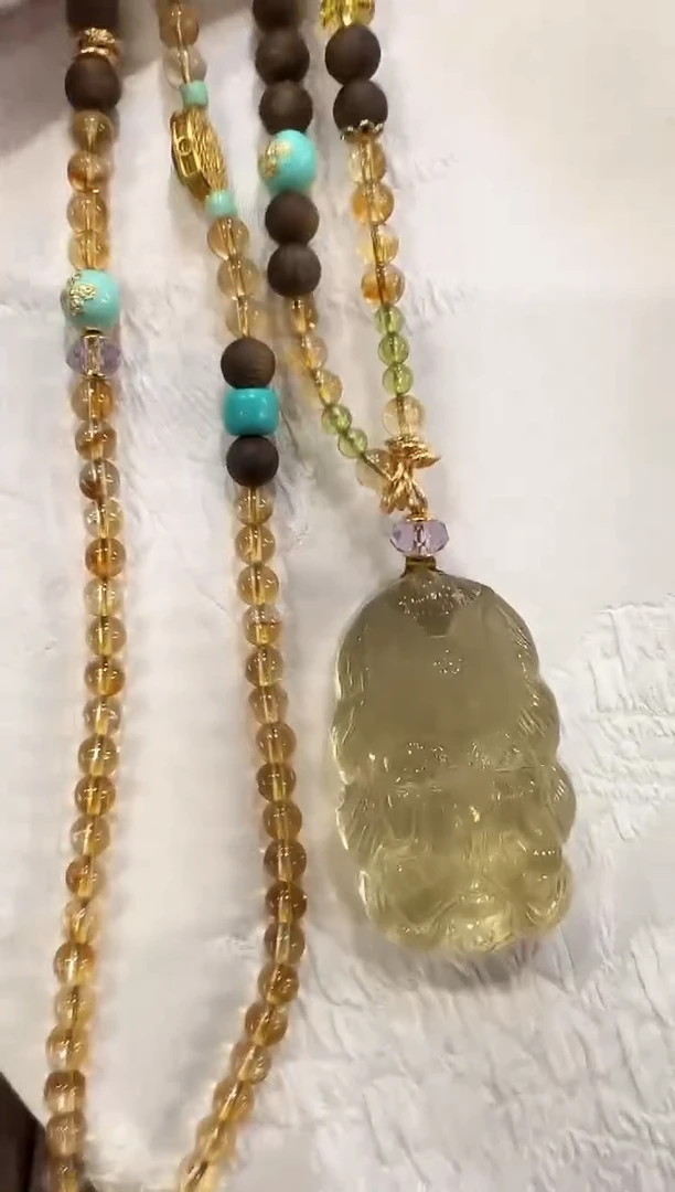 未镶嵌颈饰水晶国风