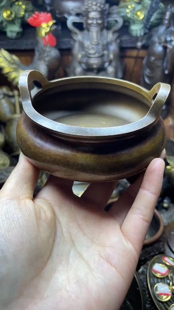 闪购链接，点击下单，有运费险，铜摆件