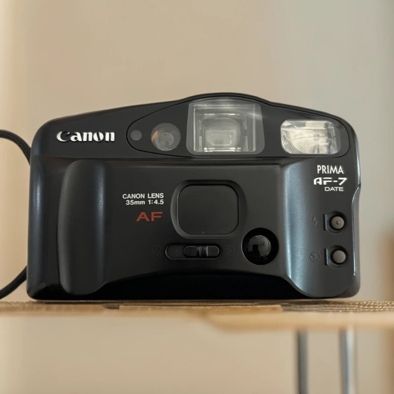 99新 Canon/佳能 佳能小霹雳AF-7黑胶卷相机照相，35mm定焦镜头