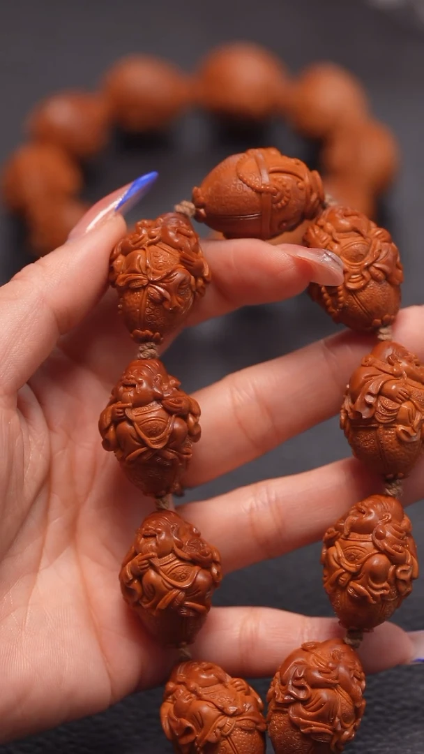 手串橄榄核2.3聚宝财神