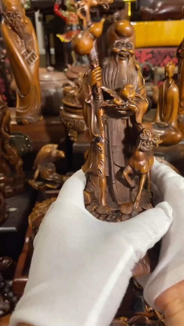 木小叶黄杨摆件寿星