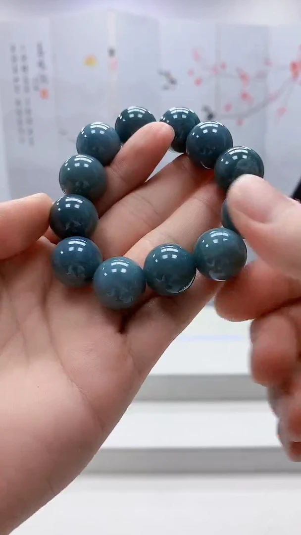 定制翡翠未镶嵌4902bb-毛货手串71