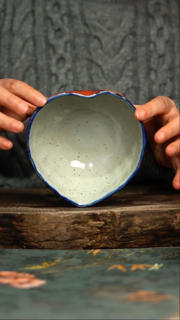 【闪购商品】杯釉下彩手工手绘同款陶器