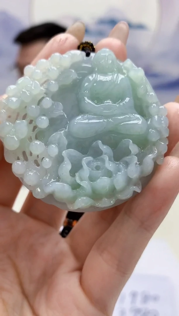 【闪购商品】定制翡翠未镶嵌5152jw-毛货挂件44