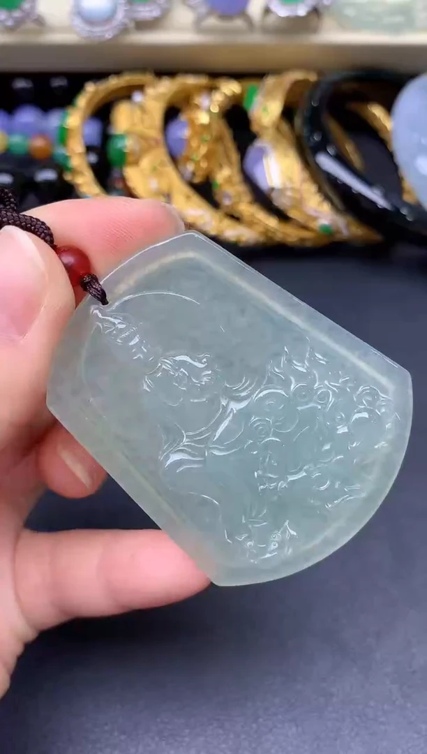 颈饰未镶嵌翡翠45-雪姐翡翠天天见