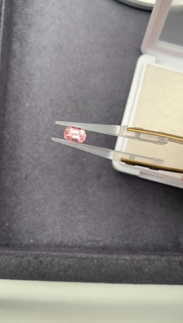 未镶嵌珠宝半成品碧玺1.2ct 粉碧玺  FH  定制