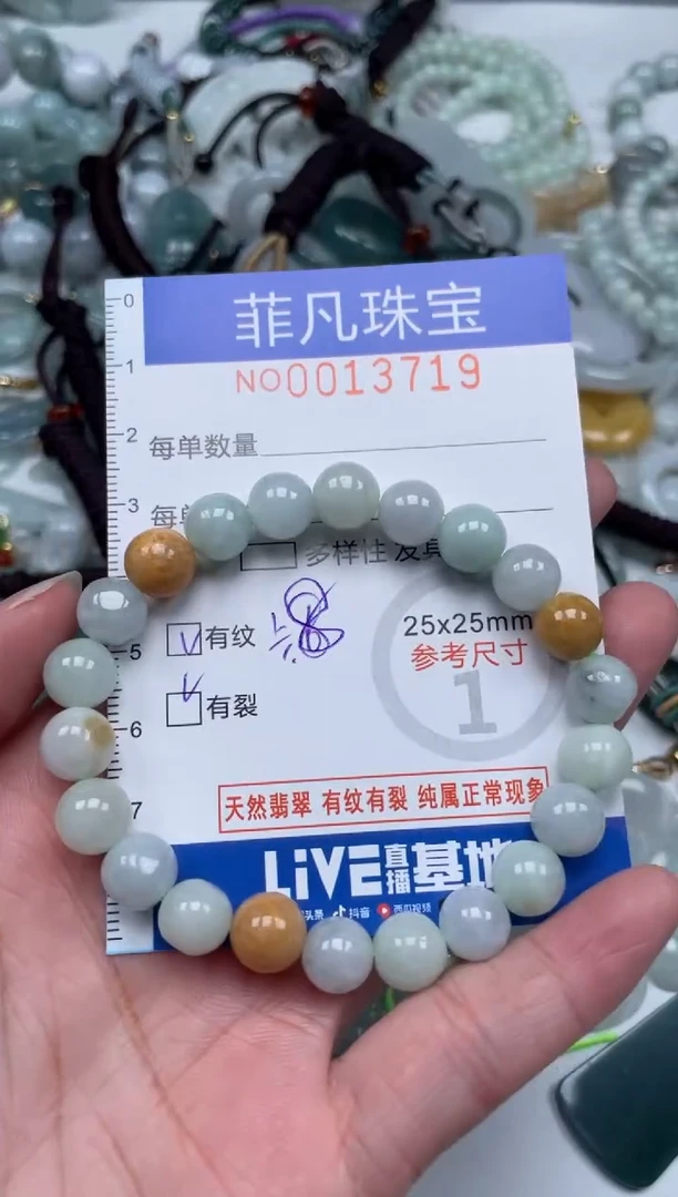 颈饰未镶嵌翡翠13719