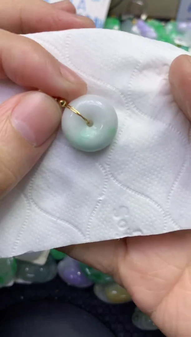 颈饰未镶嵌翡翠天然缅甸A货翡翠