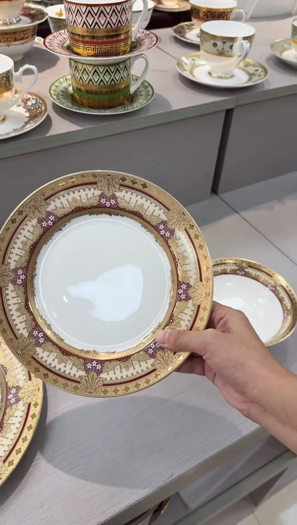 瓷片8英寸平盘 1个