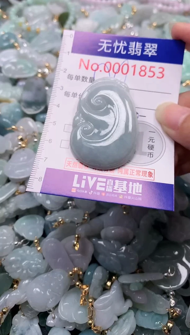 吊坠(不含链)未镶嵌翡翠1853