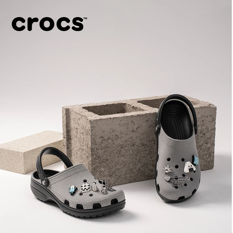 CROCS/卡骆驰【经典反光复古】洞洞鞋沙滩鞋男女时尚包头拖|211282