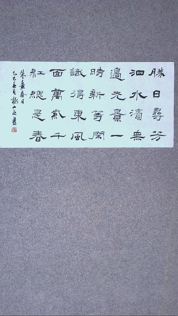 书法杨小立河南南阳69*34两平尺