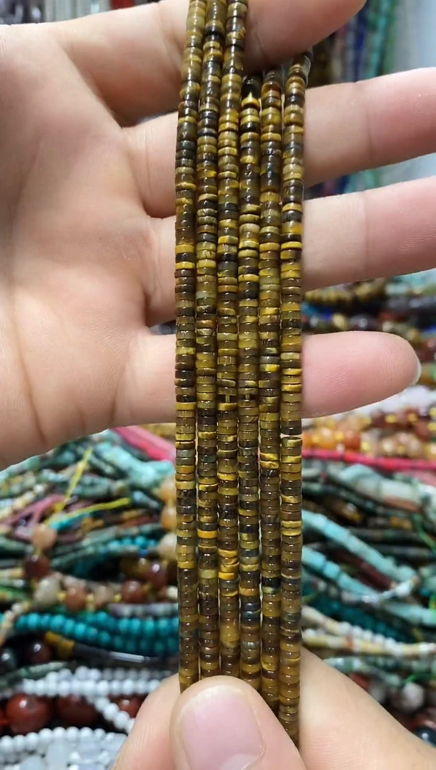 玛瑙/玉髓合金珠宝半成品虎眼隔片卡1*4一条