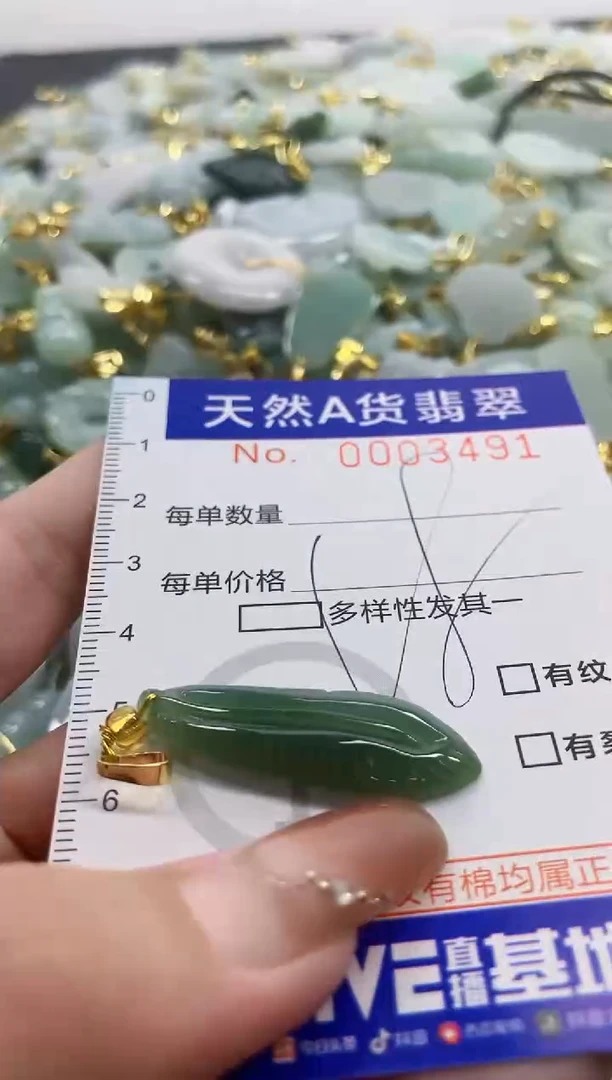 颈饰未镶嵌翡翠天然A货翡翠