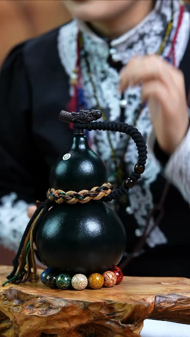 【闪购商品】323—光岳葫天然大漆酒葫芦不含漆珠