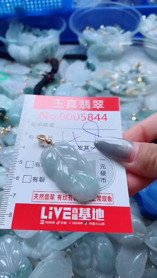 吊坠(不含链)未镶嵌翡翠5844