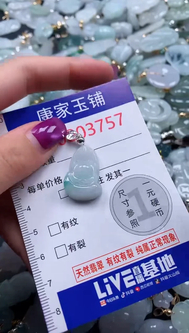 颈饰未镶嵌翡翠3757