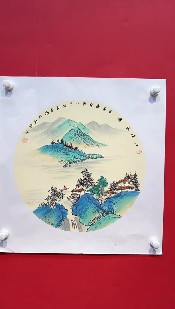 国画画家陆远华纯手绘原作