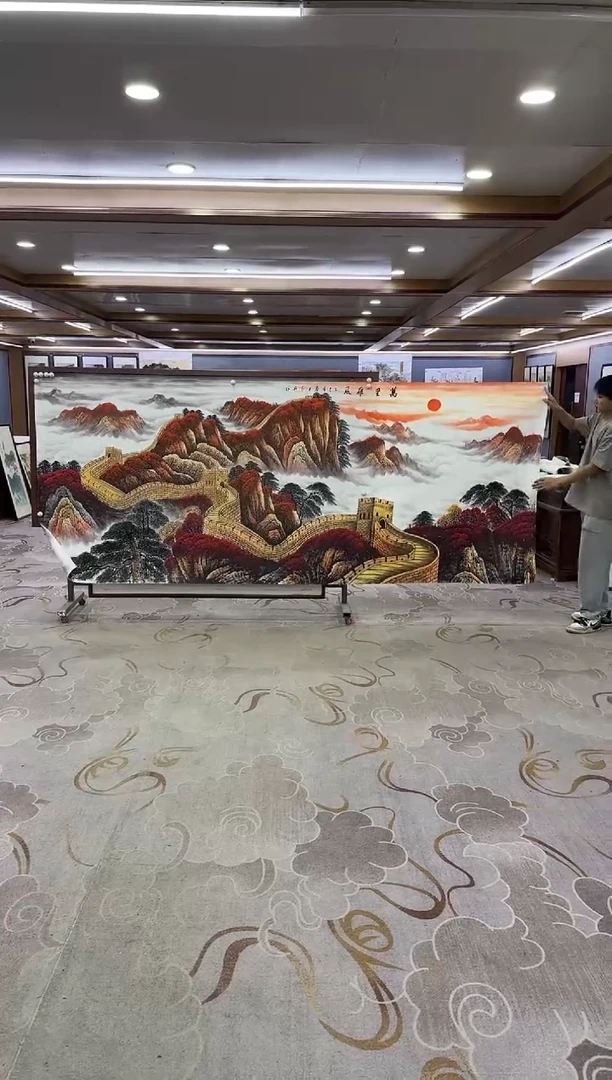 绘画绘画Y-王红兵-大丈二-山水画