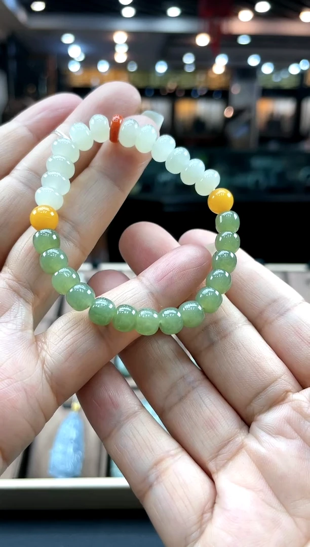 【闪购商品】和田玉（糖玉）手链未镶嵌手串