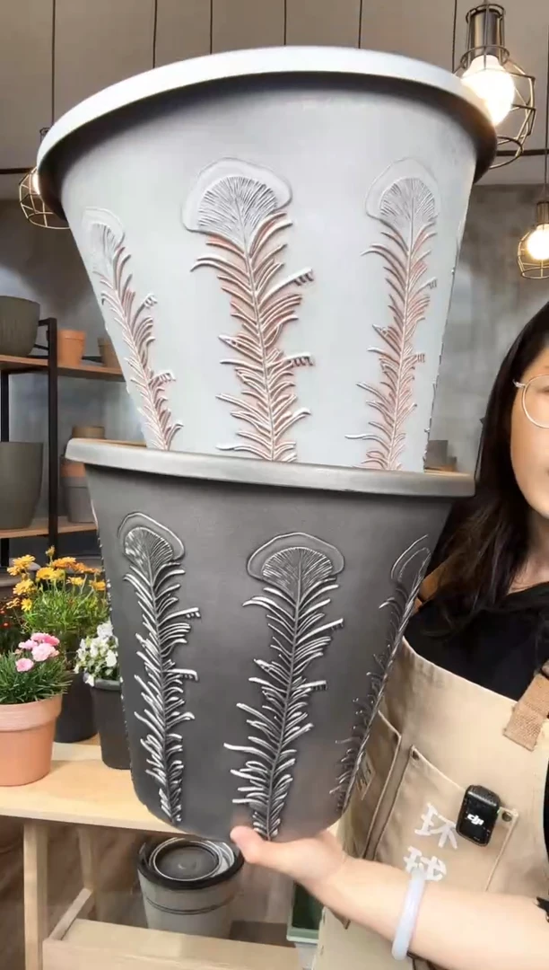 【闪购商品】塑料鱼骨盆混色2只装1银1银白