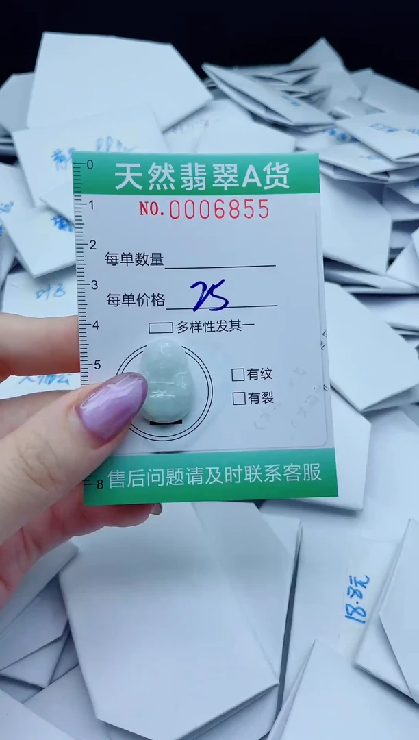 翡翠未镶嵌颈饰我