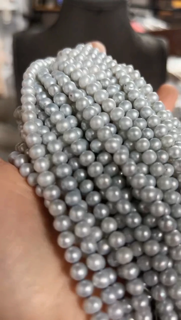 【闪购商品】淡水珍珠珠宝奇石未镶嵌GK半成品散珠一条