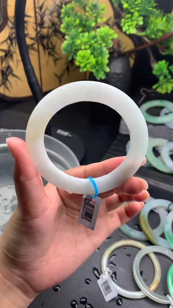 定制翡翠手镯未镶嵌53-63